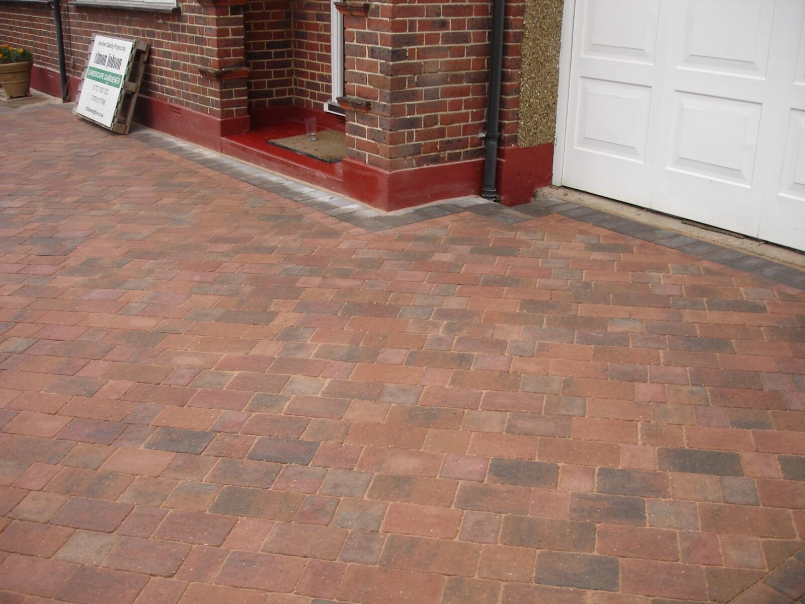 Block paving driveway in Surrey