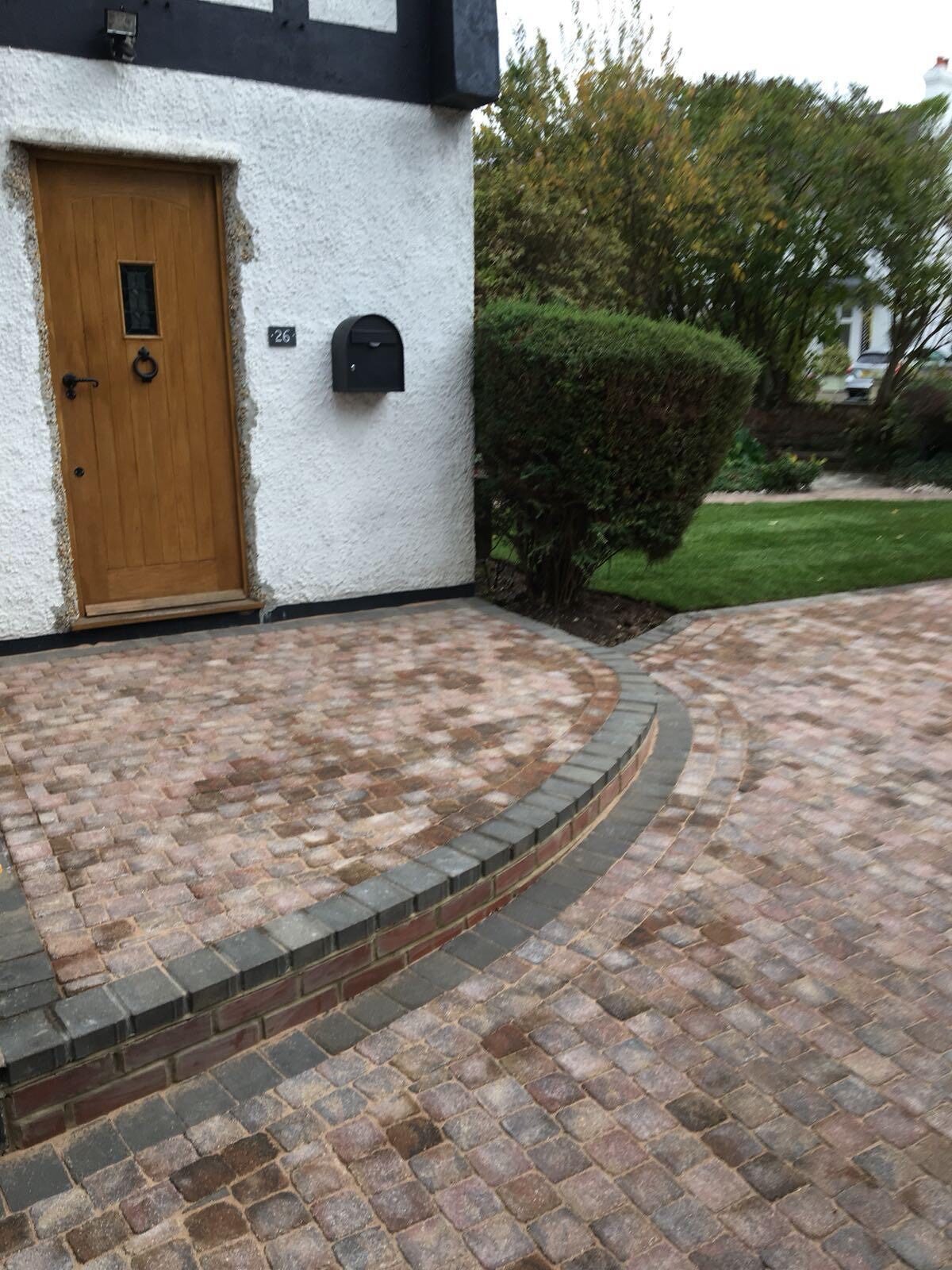 Block paving driveway in Surrey